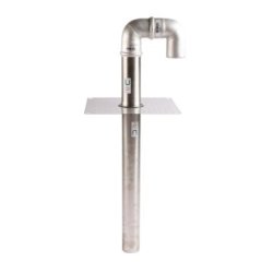 Svanhals ø 110 RF + nedåtgående rör 600 mm