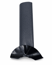 Protanstos ø 160 mm h=560 mm, Mörk F94, inkl klammer