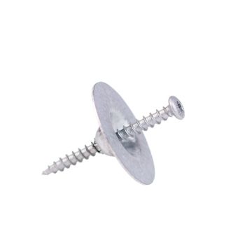 Försänkt bricka ø 40 + träskruv 55 & 75 T25