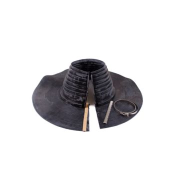 Delbar stos 160-250 mm, EPDM, inkl klammer