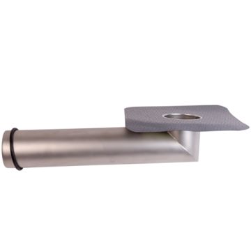 Protanvinkelbrunn Mörk 90° ø 50 - 110 mm, tapprör 570 mm